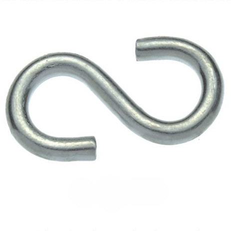 厂家供应多型号牵引S钩，铁镀锌，镀镍