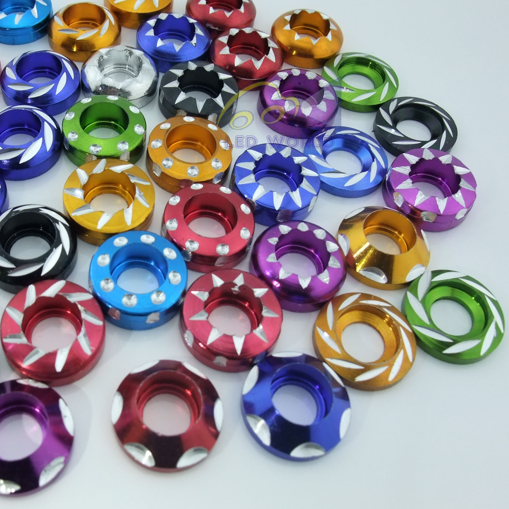 摩托车改装螺丝6mm螺丝雕花改装配螺杆螺母