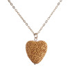 Accessory, pendant heart-shaped, necklace handmade, 2018, European style
