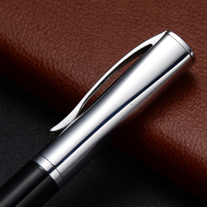 Manufacturer Source Classy Business Gift Metal Signature Pen Neutral Ballpoint Pen 1.0mm Office Printable Logo