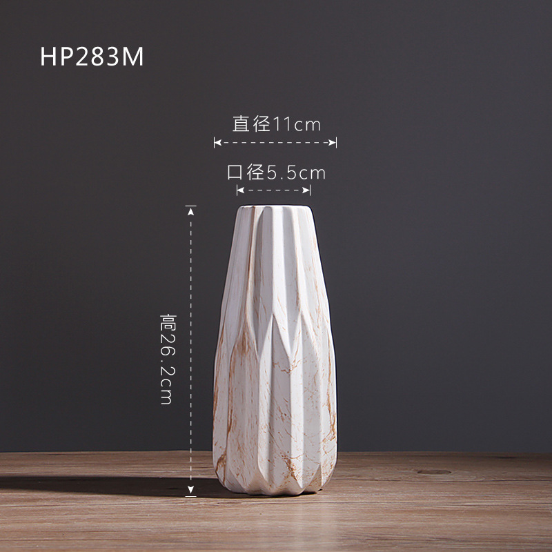 Nórdico simple cerámica decoración hogar sala de estar vino gabinete decoración creativa marbling decoración al por mayor