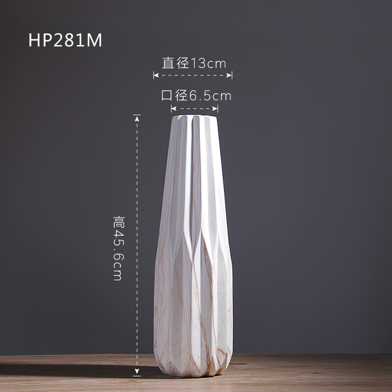 Nórdico simple cerámica decoración hogar sala de estar vino gabinete decoración creativa marbling decoración al por mayor