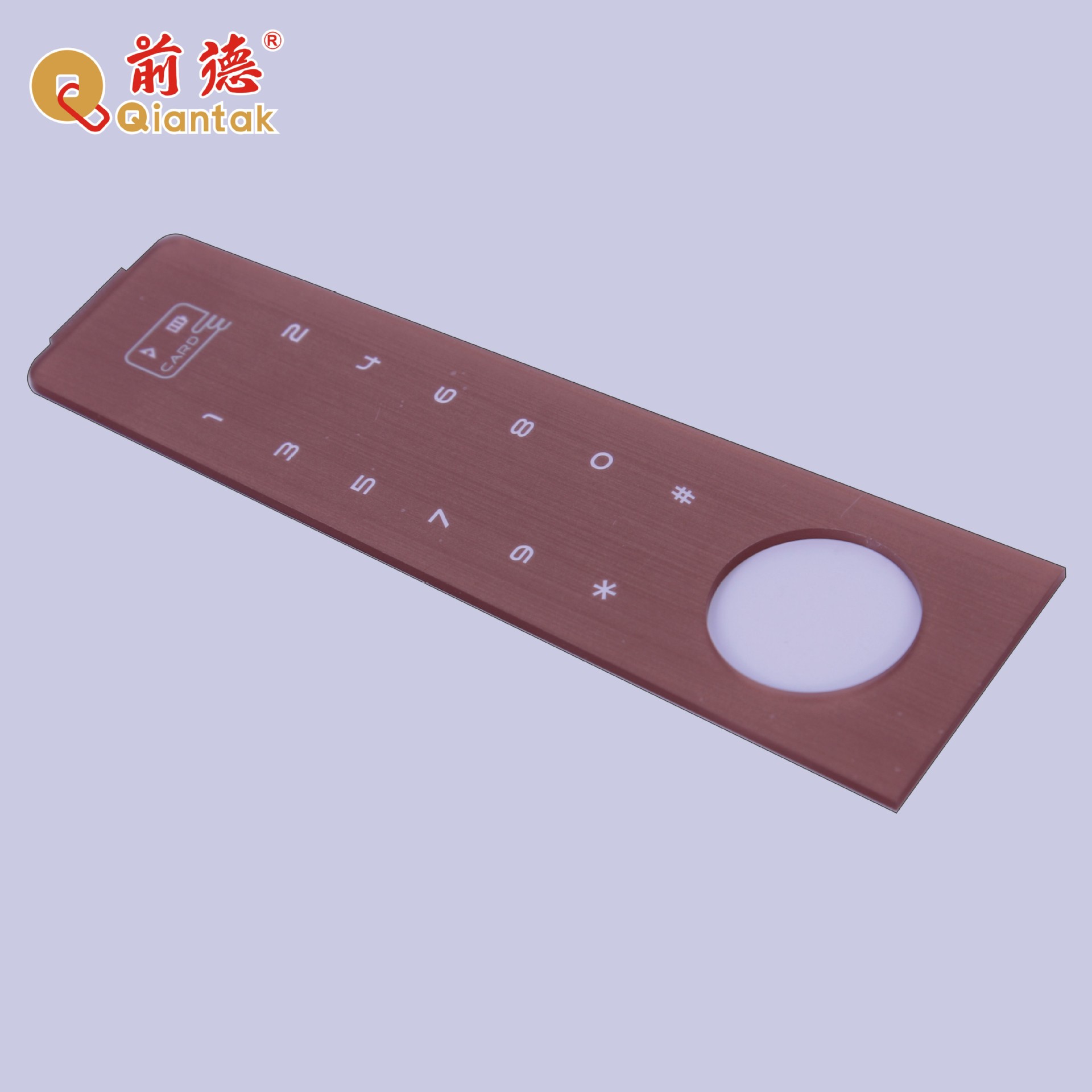 厂家供应电子锁亚克力触控面板 供应有机玻璃控制面板数码标牌