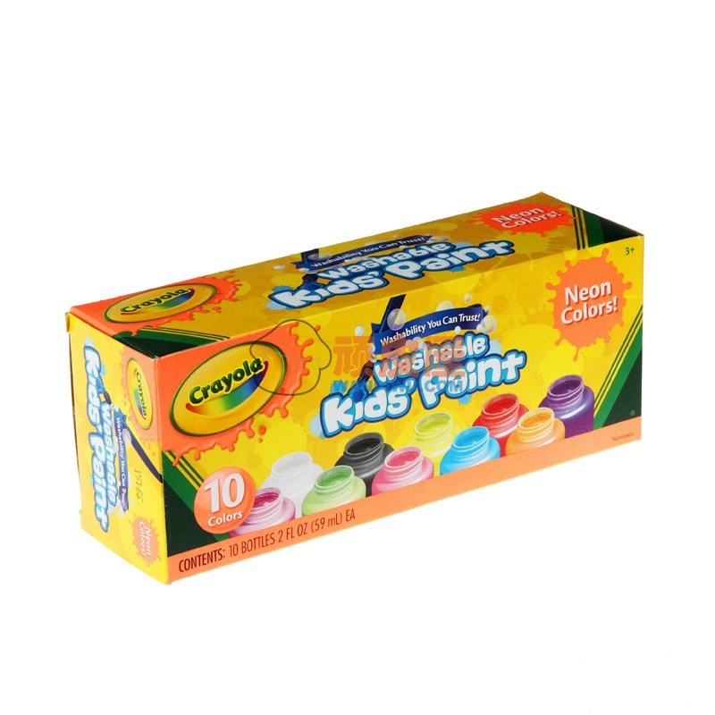 Crayola Erle 6 цветов 10-цветных детских красок 54-1205 54-1204