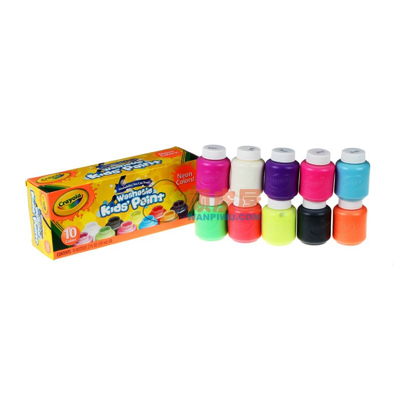 Crayola Erle 6 цветов 10-цветных детских красок 54-1205 54-1204