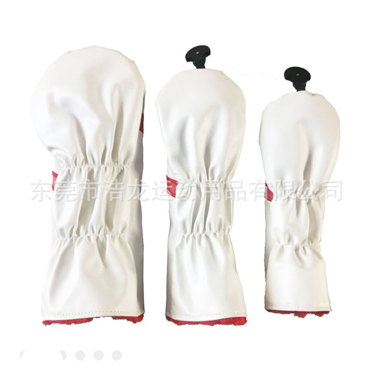 Amazon transfronterizo Venta caliente accesorios de golf tapa cubierta uno tres cinco poste de madera cubierta protectora fuente fábrica personalización al por mayor