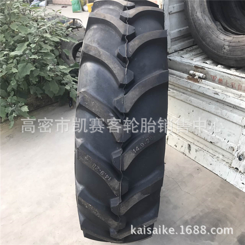 批发灌溉农用轮胎14.9-24人字喷灌机械设备轮胎四轮