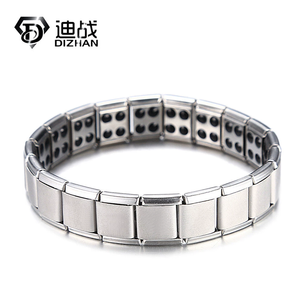 Лидер продаж AliExpress браслет из нержавеющей стали европейские и американские ювелирные изделия титановая сталь медицинский германиевый браслет ALD1G2016086