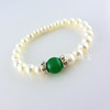 Agate bracelet from pearl, accessory, Korean style, wholesale