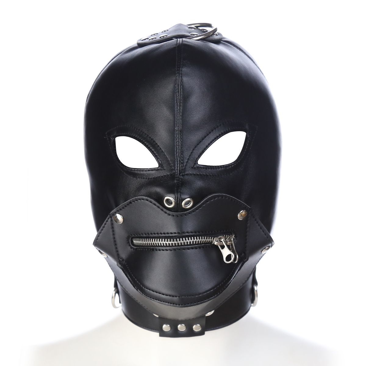 Suministrados directamente por el fabricante, juguetes para adultos, juguetes sexuales, accesorios para la cabeza, máscaras, accesorios para la cabeza de diablo de cuero, máscaras para los ojos, accesorios para escenarios. image 4