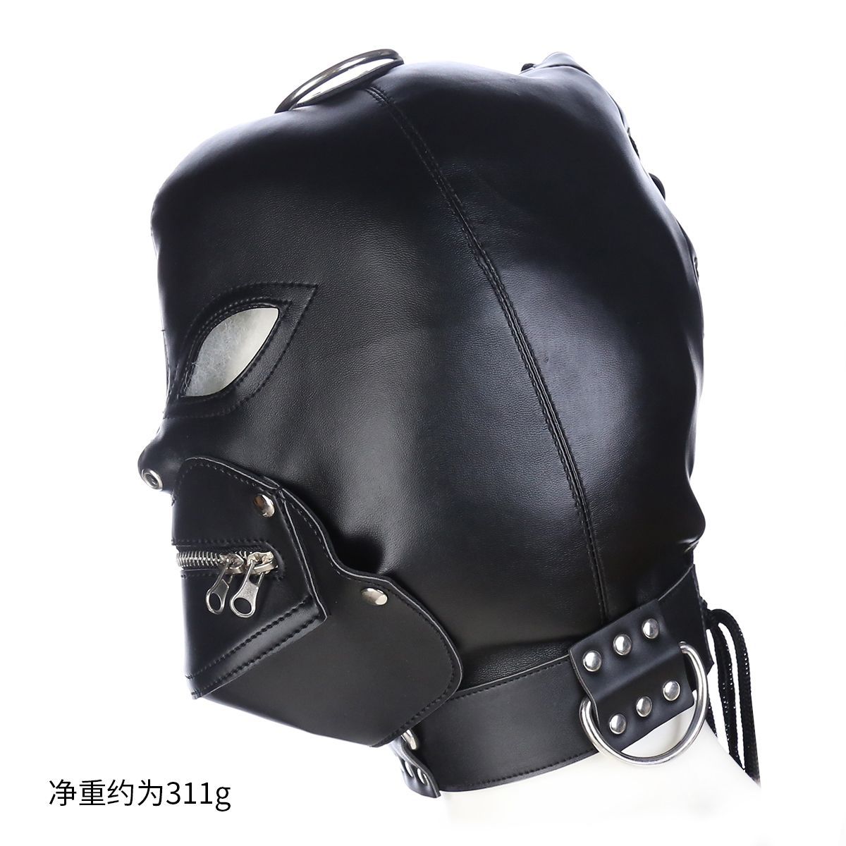 Suministrados directamente por el fabricante, juguetes para adultos, juguetes sexuales, accesorios para la cabeza, máscaras, accesorios para la cabeza de diablo de cuero, máscaras para los ojos, accesorios para escenarios. image 7