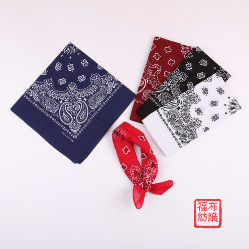 55cm Hip-hop Sunflower Sports Scarf Square Scarf Pure Cotton Thick Outdoor Cycling Face Mask Triangular Scarf Customizable