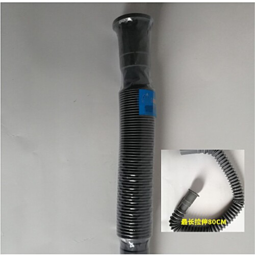 Plastic face basin ripple pipe drain pipe mop sink trough sewer soft pipe hand-down sewer pipe manufacturer