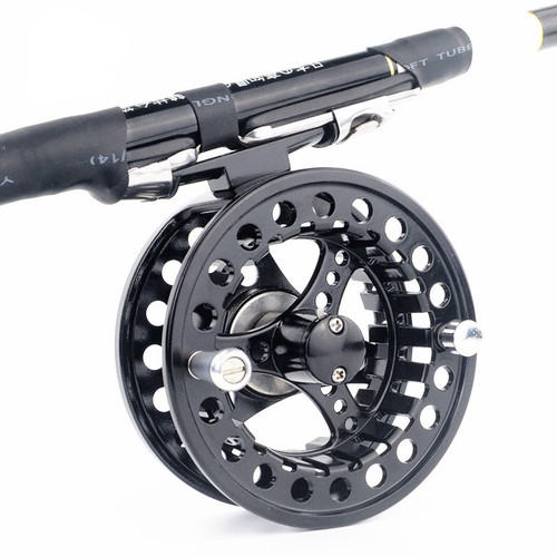 All-metal fly fishing reel, fly reel, fishing reel, front drag reel, ice fishing reel, large spool, drag release, aluminum fishing line reel