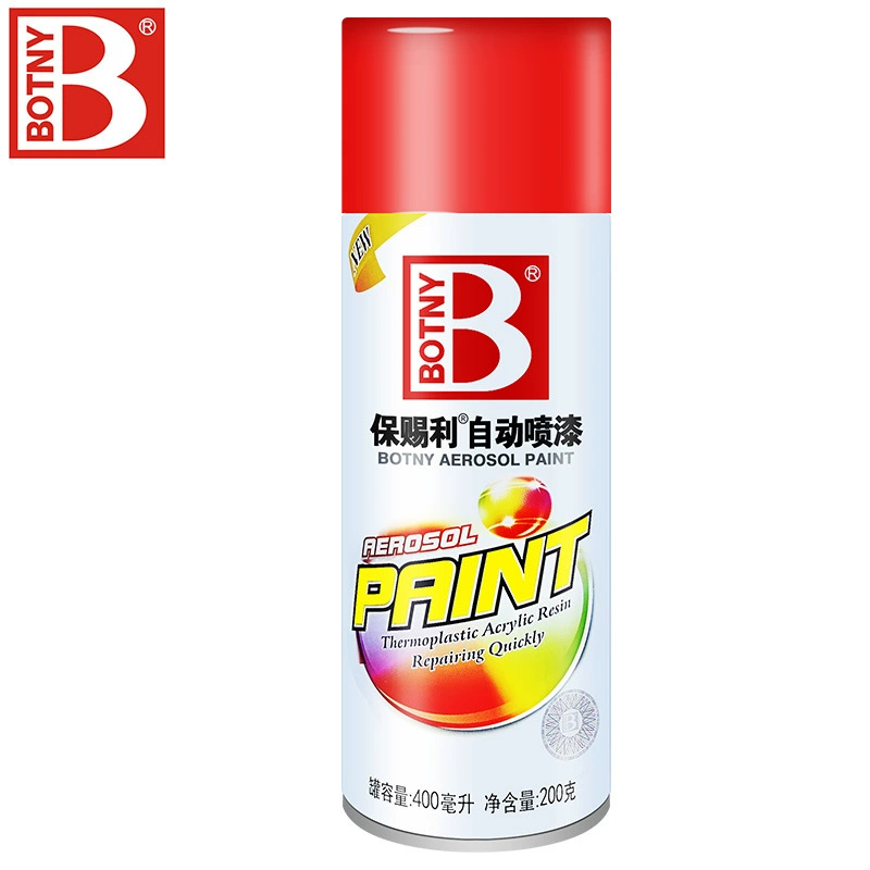 Coated spray paint automatic spray paint red orange cyclist spray paint graffiti wheel paint
