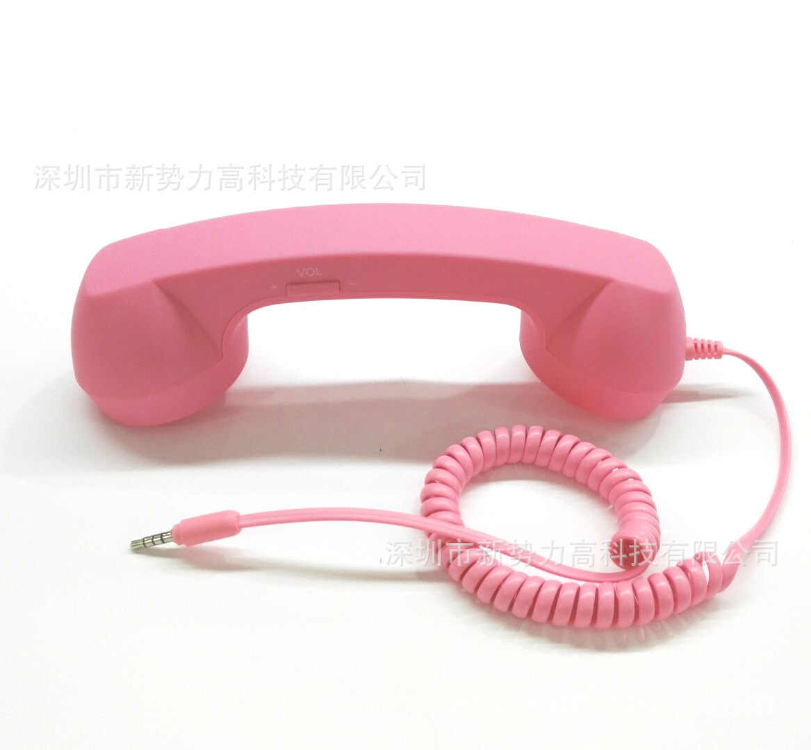 Inventario en línea popularidad de la niña corazón retró teléfono móvil auricular estudiante extraño ajuste de volumen micrófono auricular creativo teléfono image 19