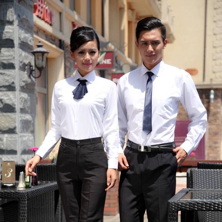 Korean men's shirt white shirt men's shirt work professional men's long sleeve shirt logo