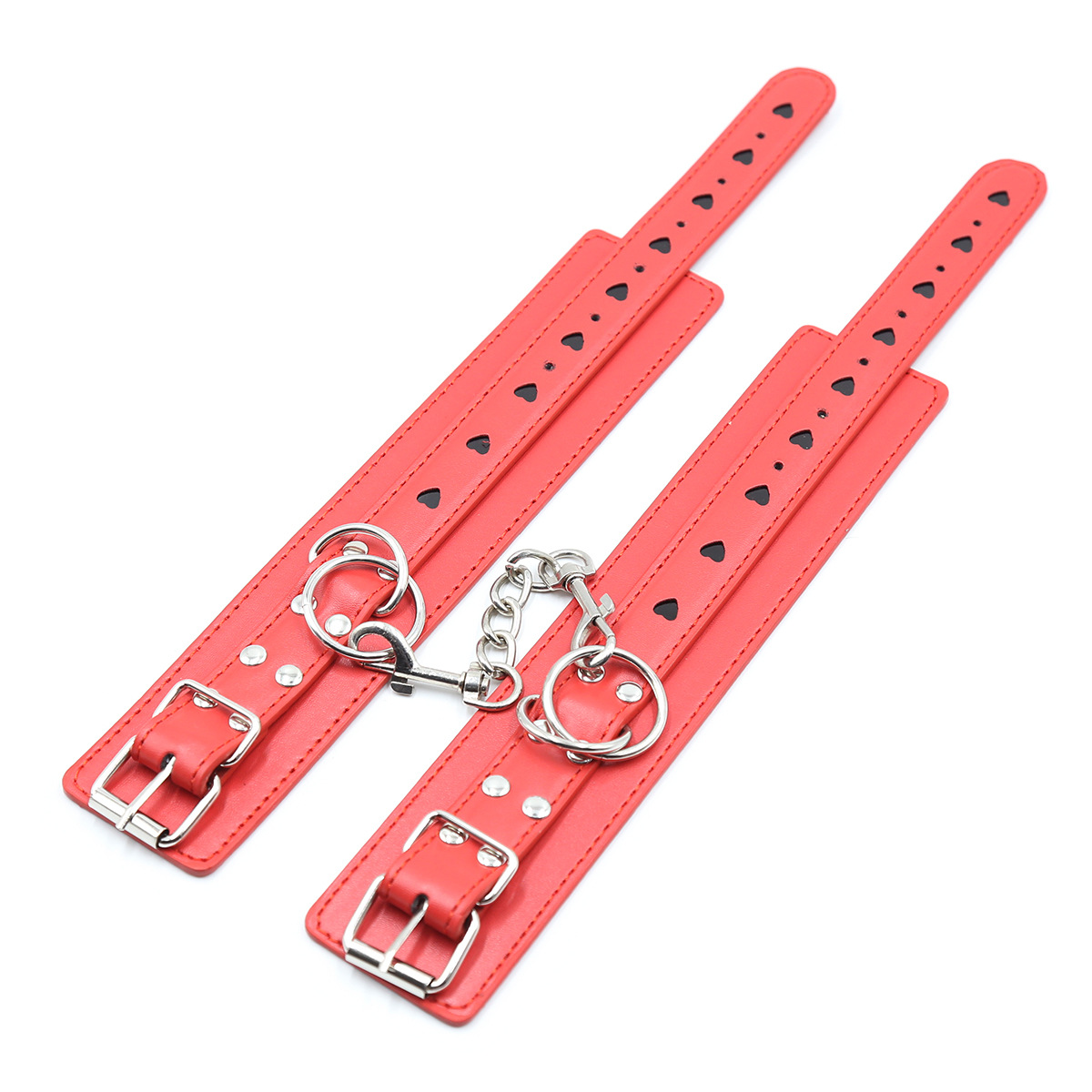 Sexo adulto suministros coqueteo juguetes esposas puños de tobillo amor pulsera de cuero PU cama cinturón de restricción juguetes alternativos
