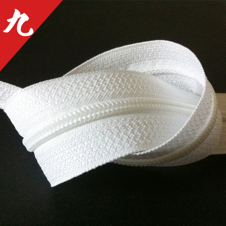 No. 3 home textile nylon clothing accessories zipper 3# pillow quilt cover plastic zipper White code wholesale