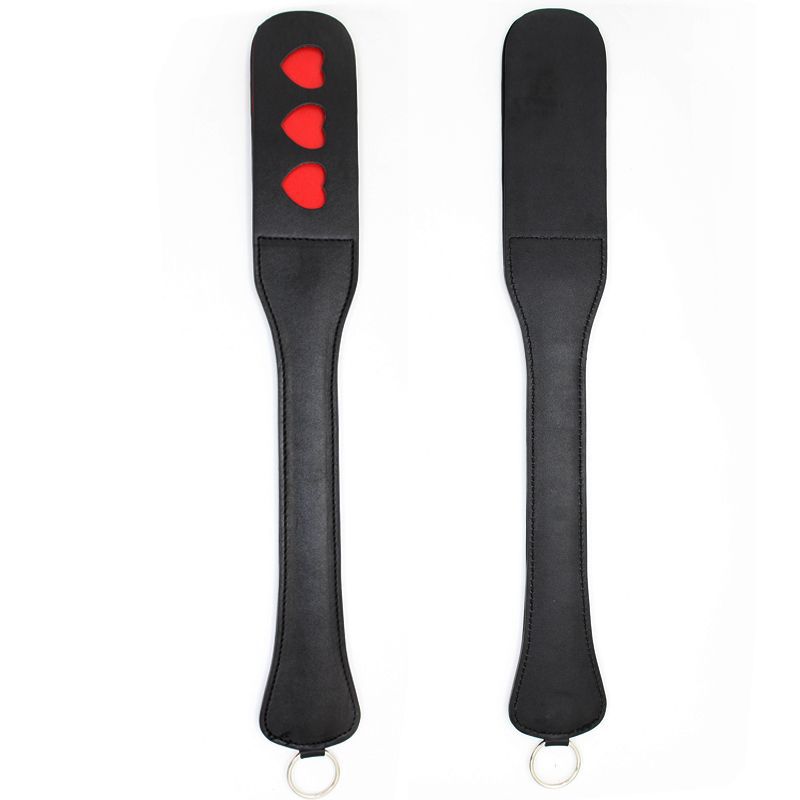 Suministro directo de fábrica sexy raqueta de cuero SM raqueta de mano raqueta de amor melocotón raqueta de corazón látigo juguetes de entrenamiento productos sexuales alternativos