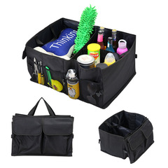 Cross-border supply source auto Oxford cloth rear cargo storage bag vehicle multi-function foldable storage box storage box