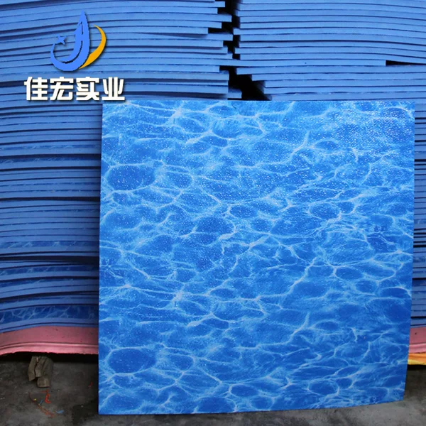 Laminated Marine Floor Mat 100*100*2cm Foam Floor Mat Eva Cushioning Easy-To-Clean Protective Mat Source Factory