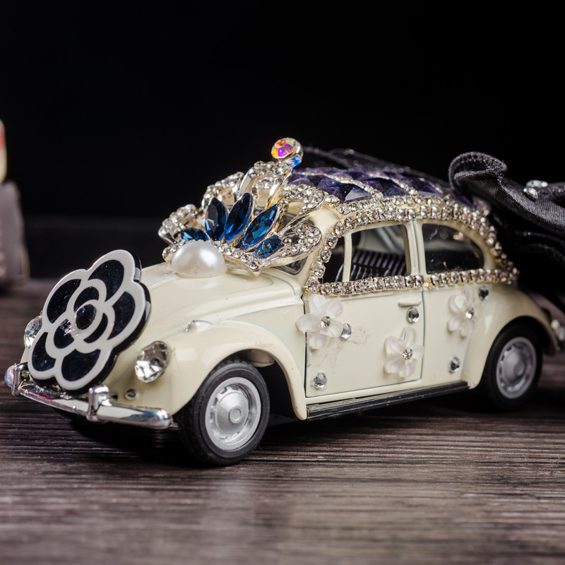 Modelos de automóviles clásicos de aleación de automóviles accesorios de automóviles de aleación de automóviles decoración interior de automóviles puede dibujos animados