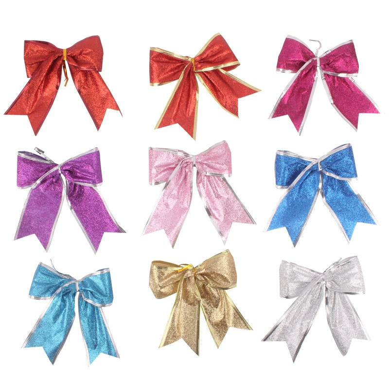 Christmas decorations with bow, pendant, 13cm