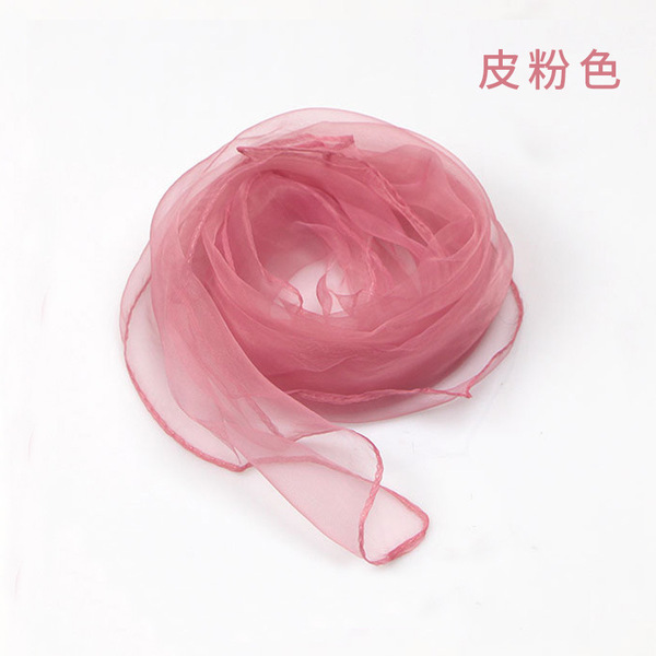 New candy -colored small silk scarf performance dance practical…