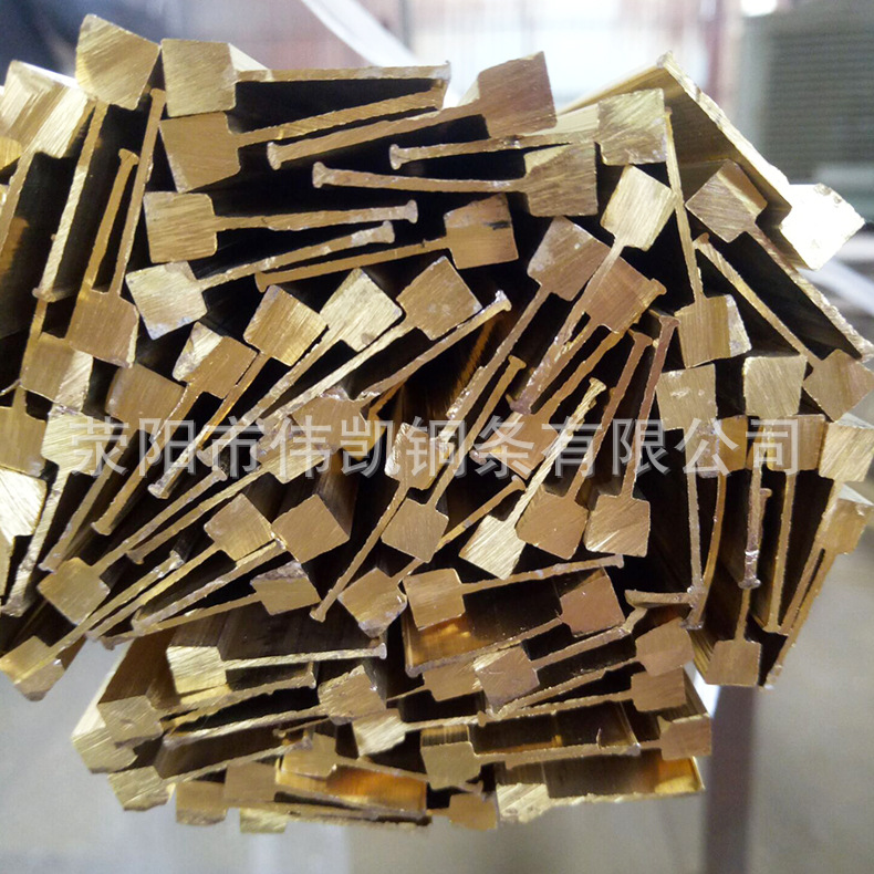 T型黄铜装饰5*5*20  水磨石铜条大理石地面分隔条地砖镶嵌铜条