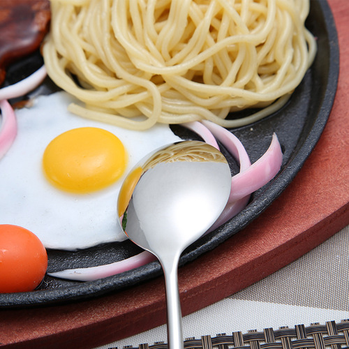 Daoqi stainless steel hollow handle knife, fork and spoon tableware steak butter knife fruit fork and spoon wholesale printed logo
