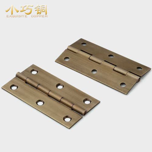 Pure copper hinges 1.5/2/2.5/3/3.5 inches hidden hinges, kitchen door hinges, parallel opening, door and window hardware wholesale