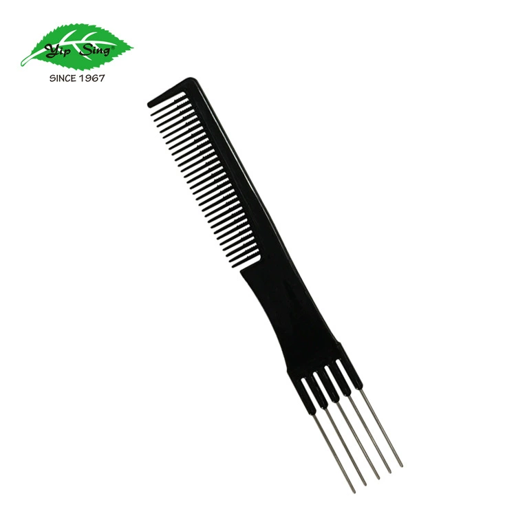 Yesheng Factory Расческа для волос двойного назначения Черная стальная игольчатая расческа Стрижка Инструмент для макияжа Волосы Расческа для волос