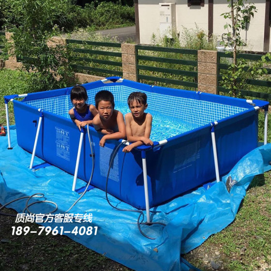 intex oversized children's swimming pool home thickened adult bracket pool inflatable fish pool pet bath