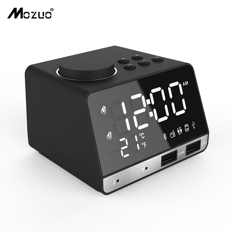 Fabricante K11 Bluetooth altavoz Radio Reloj Despertador de carga del teléfono móvil la tableta audio Música Creativa reloj pantalla