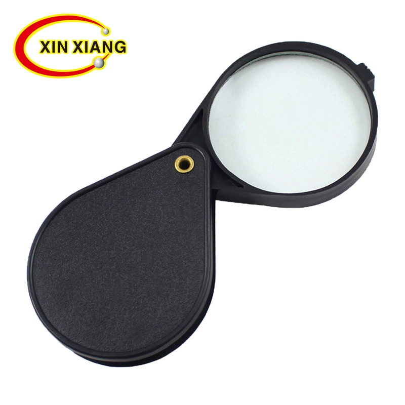 60 мм медная заклепка свободная Ручка Складная увеличительное стекло для чтения 5 раз стеклянная линза портативный экспорт Внешняя торговля