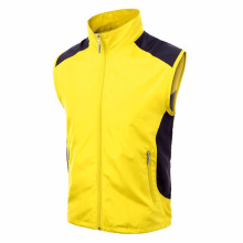 定制高端展会工作服马甲教育培训团建工装拼色时尚背心印绣logo字