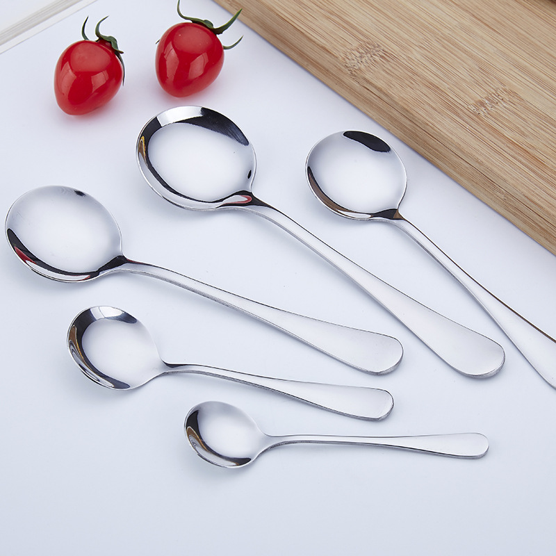 Kaffeske i rustfrit stål til dessert og omrøring_voghion.com