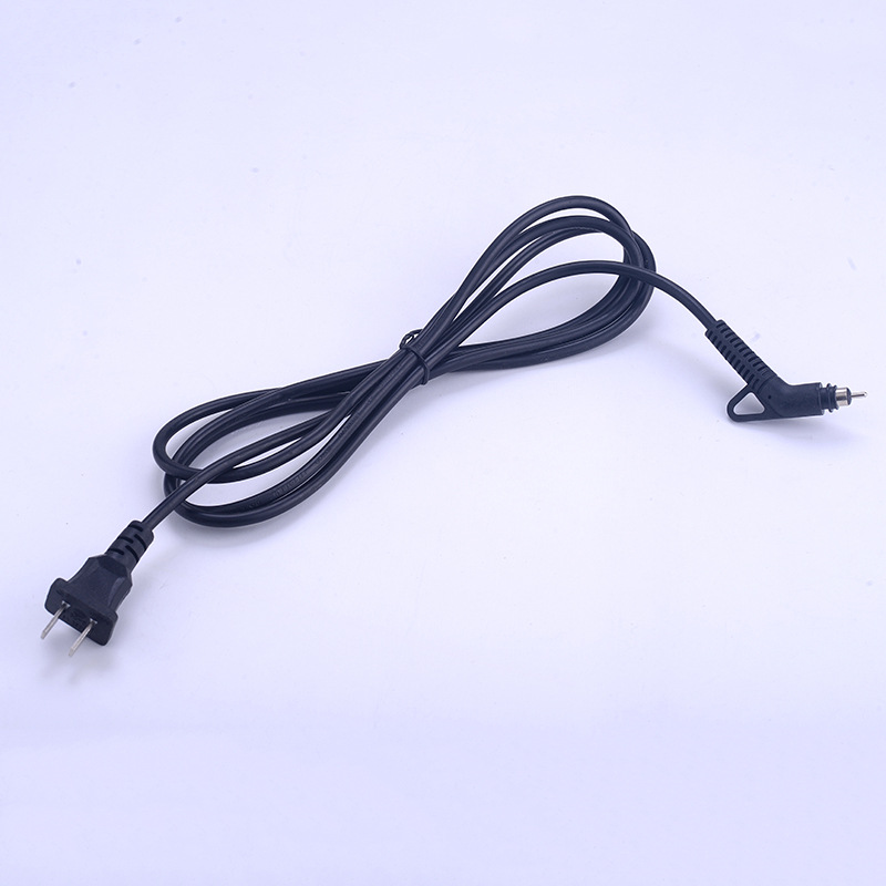 厂家供应韩国2芯插头带转尾 家用电源线插头 3芯电源线插头