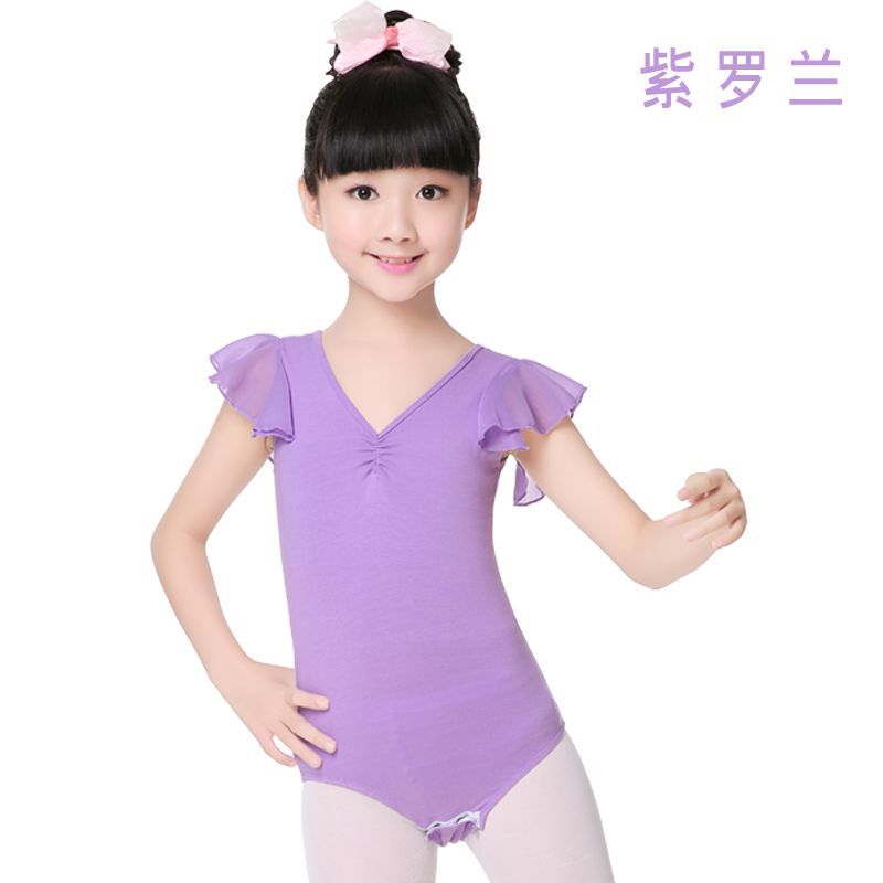 Ropa de baile para niños ropa de práctica de ballet niñas gasa Rosa ropa de entrepierna abierta Ropa de baile étnico al por mayor