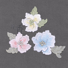 Fragrant Orchid Bamboo Fabric Patchwork Fashion Embroidery Hole Patch Stitch Patchwork Hanfu and Cheongsam Wholesale G2-4