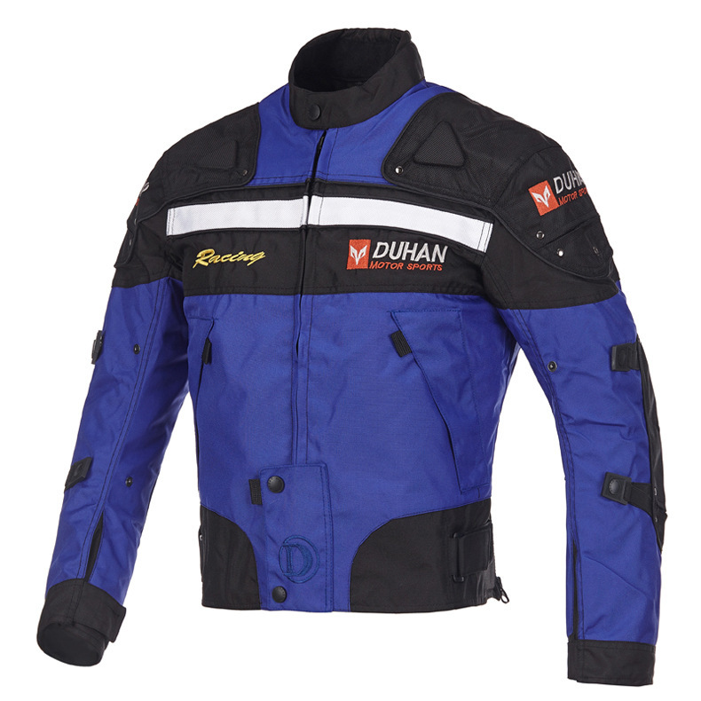 Traje de Motociclismo Duhuan, Anti-caídas, Cortavientos, Impermeable, Cálido, Traje de Carreras Todoterreno, Traje de Motociclismo para Hombre, para Todas las Estaciones