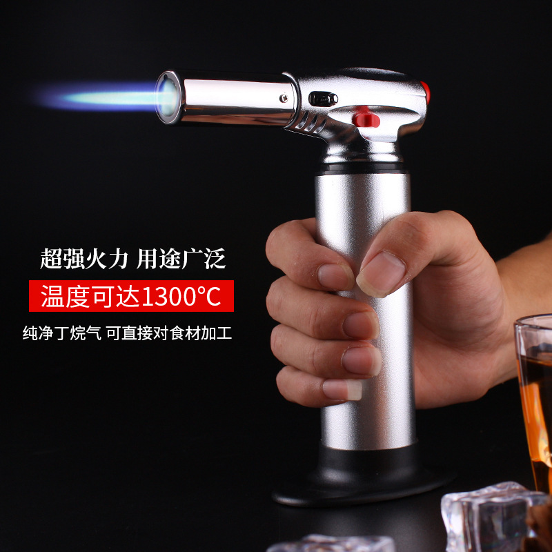 GF877 Welding Gun Windproof Lighter Outdoor Barbecue Tools Foreign Trade Douyin Same Flamethrower