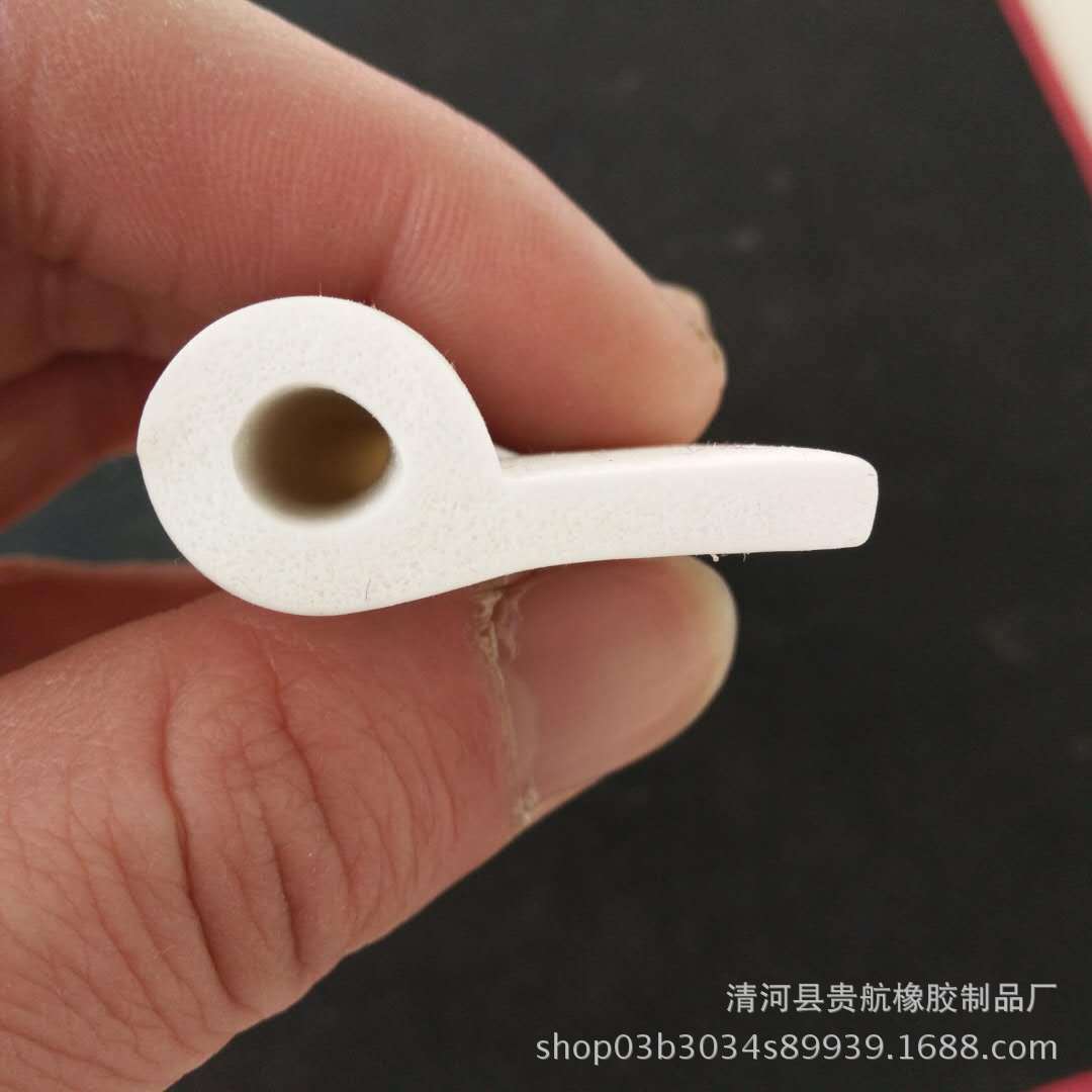 硅胶发泡密封条P型 9字6字发泡硅胶条可高温烤箱门烘箱海绵密封条