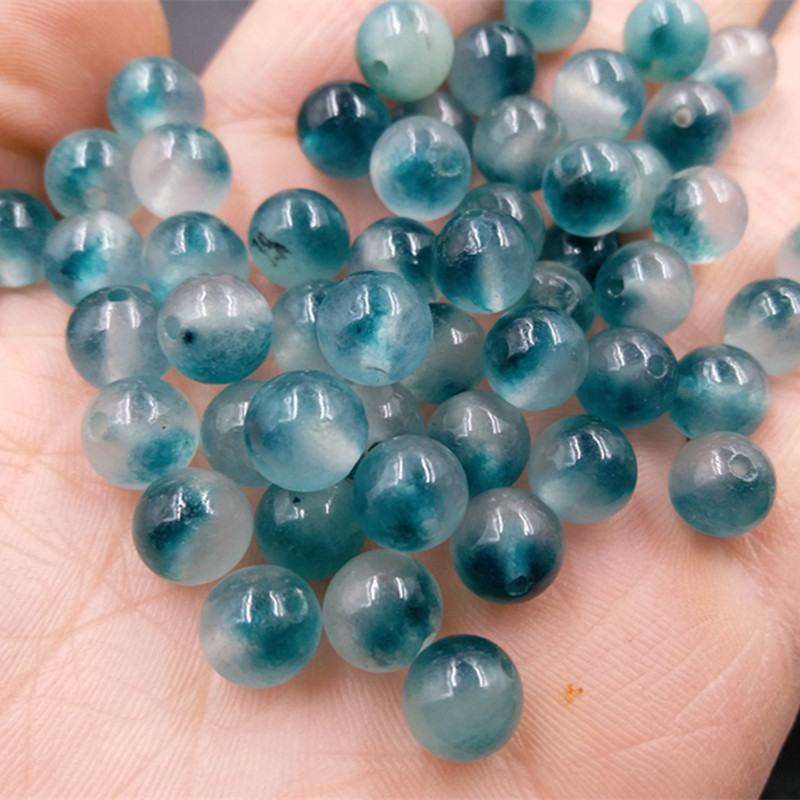 Round beads jade