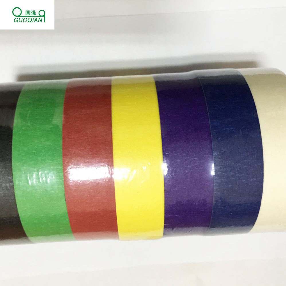 东莞厂家直销美纹纸,现货供应彩色美纹胶纸 美纹纸胶带 18mmx33m