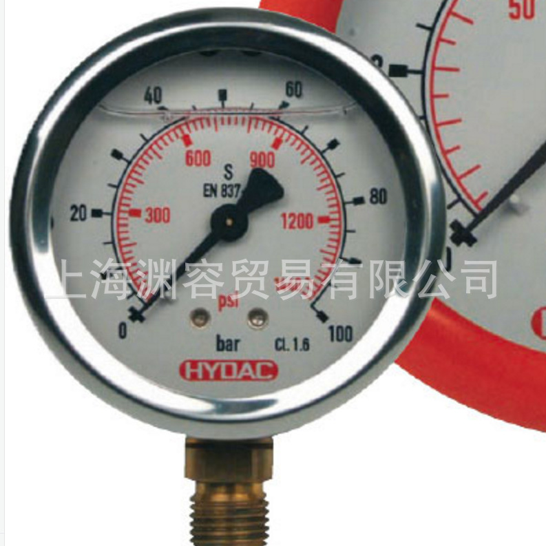 HYDAC贺德克耐震压力表HM100-250-B-G1/2-FF径向