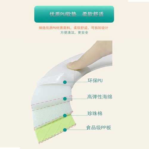 Extra large children's toilet seat for 1-7 years old, male baby toilet seat, female child toilet seat, cushioned infant toilet seat