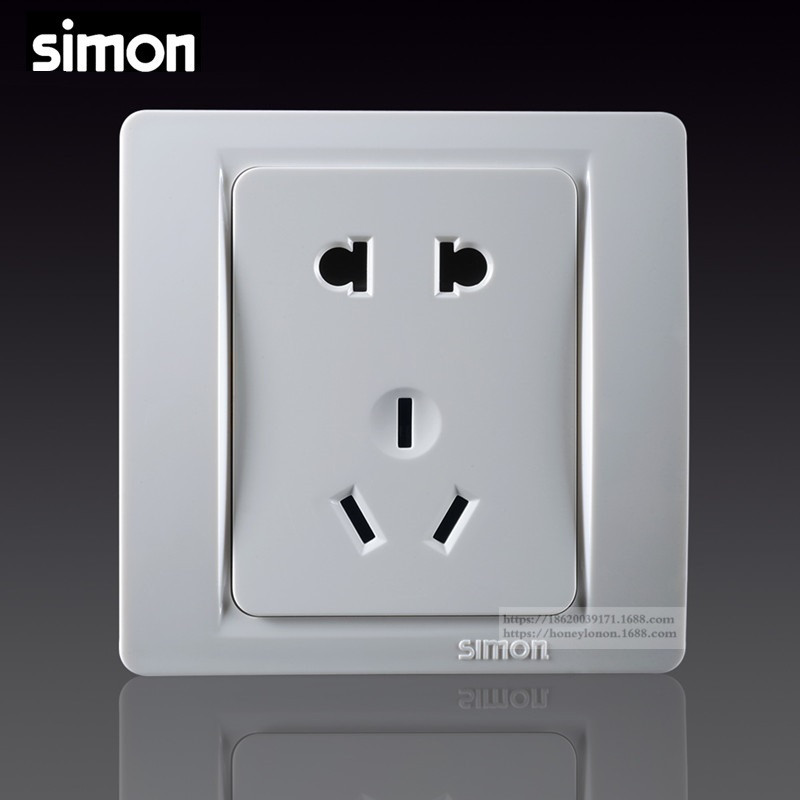 西蒙53 10A两极加16A三极插座(10A二极+16A三极插座)C51686