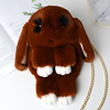 Fashionable plush rabbit, shoulder bag, one-shoulder bag, backpack, 2023